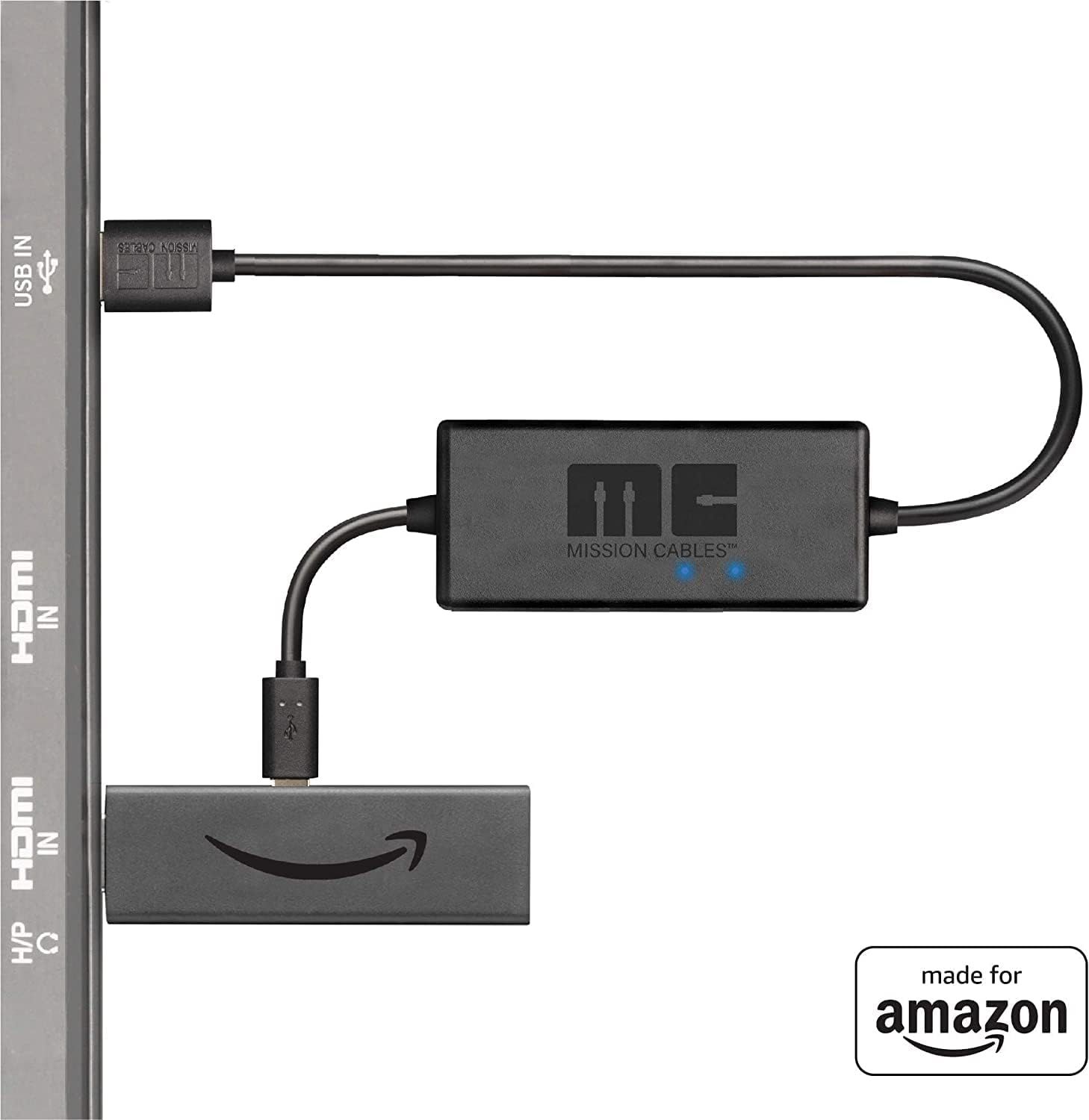 El adaptador ideal para tu Fire TV: consigue más corriente del USB del televisor sin necesidad de enchufe