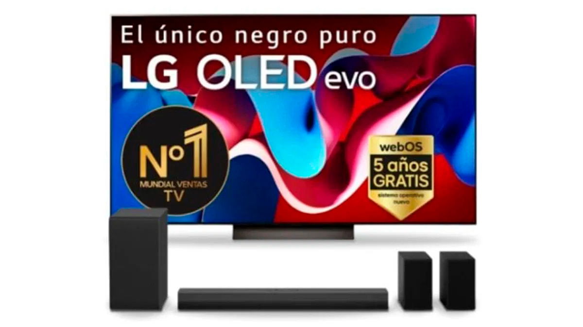  LG OLED C4 con barra de sonido de regalo y muchas más ofertas en los Días Naranjas de PcComponentes 