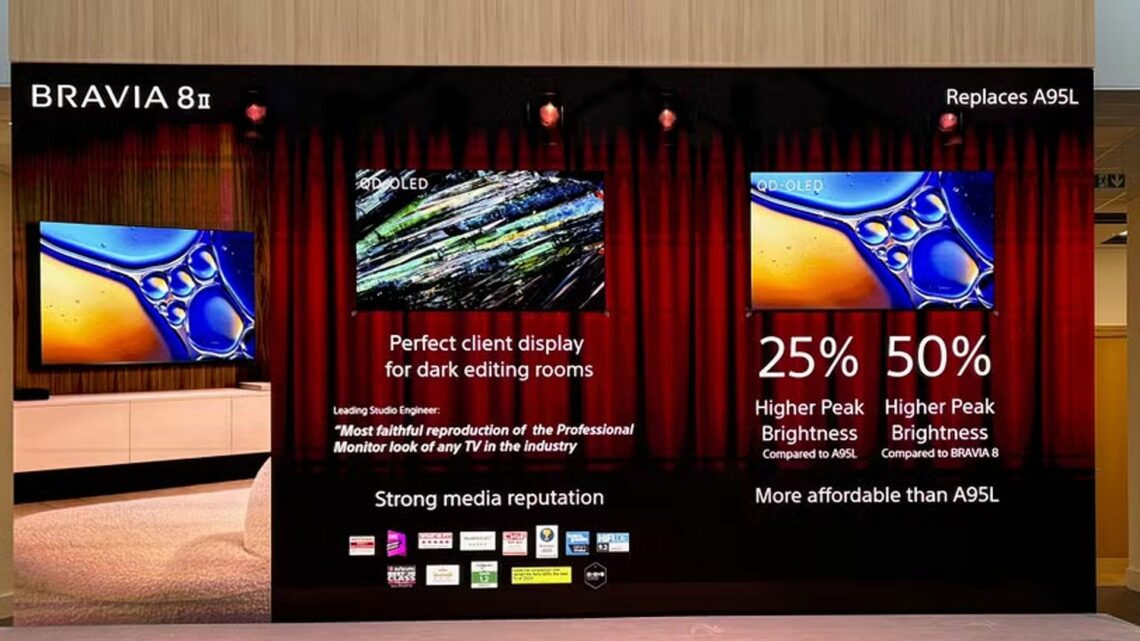 Sony Panel Primeras impresiones de la Sony Bravia 8 II con el nuevo panel QD-OLED ...