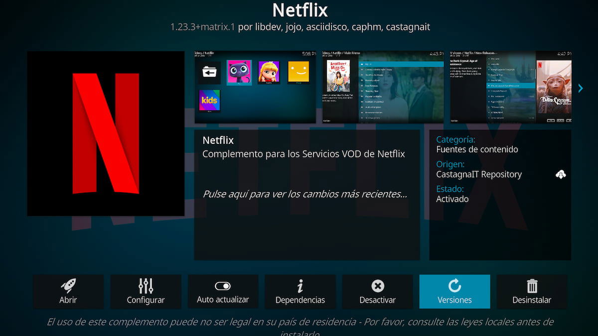 Cómo ver todas tus plataformas de streaming desde Kodi