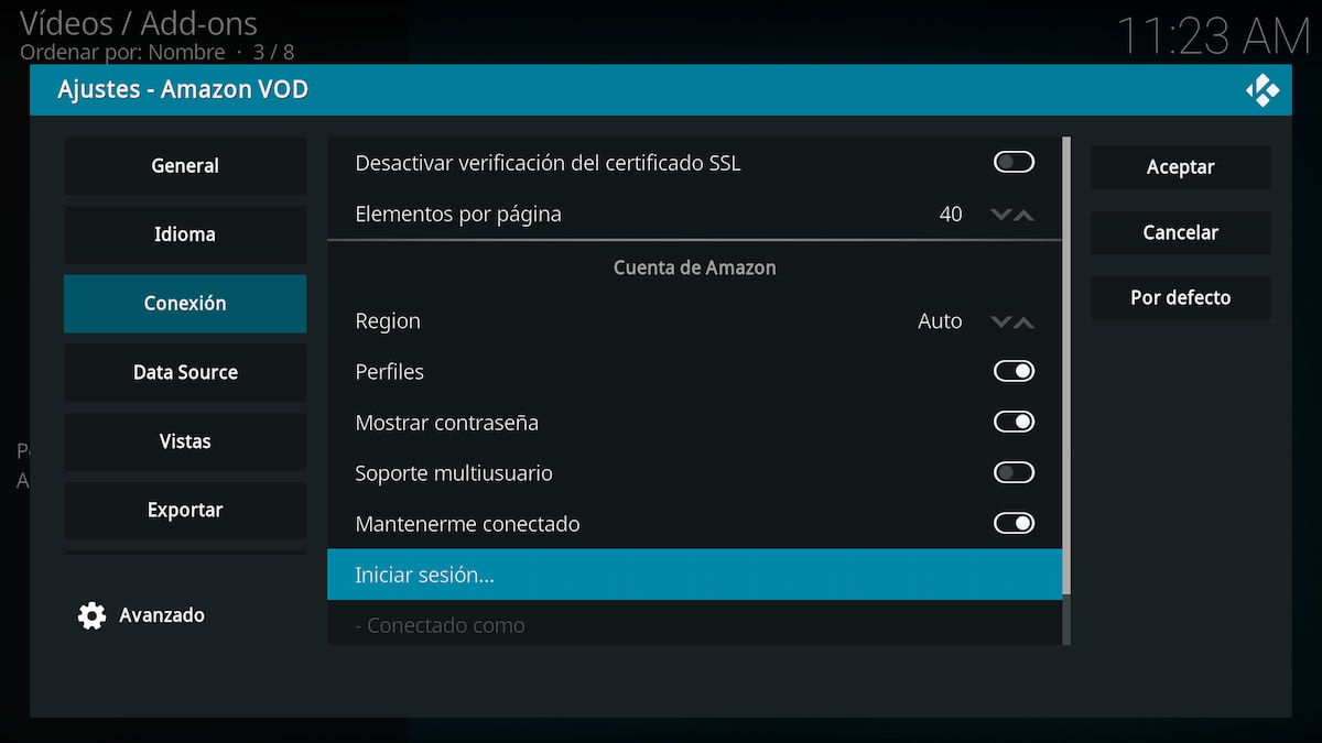 Cómo ver todas tus plataformas de streaming desde Kodi
