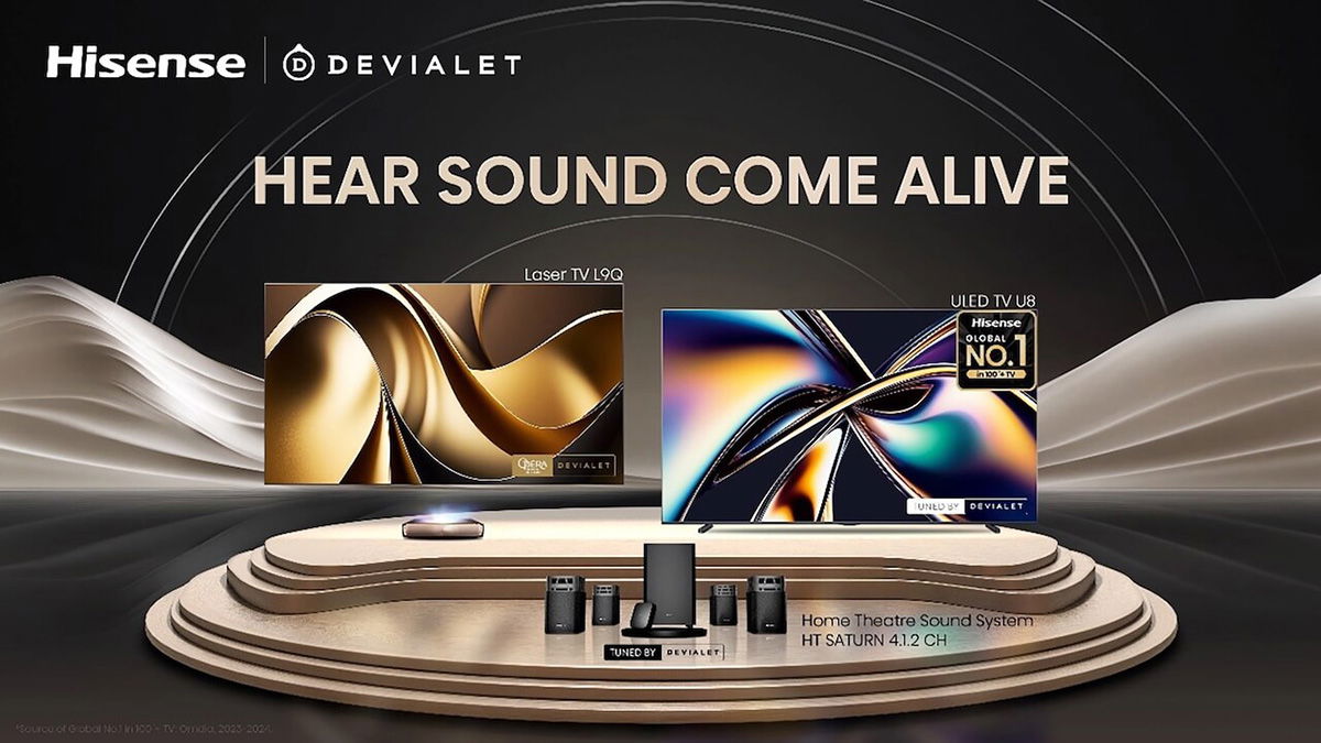Hisense elige a Devialet para dotar a sus televisores y proyectores con audio de alta gama
