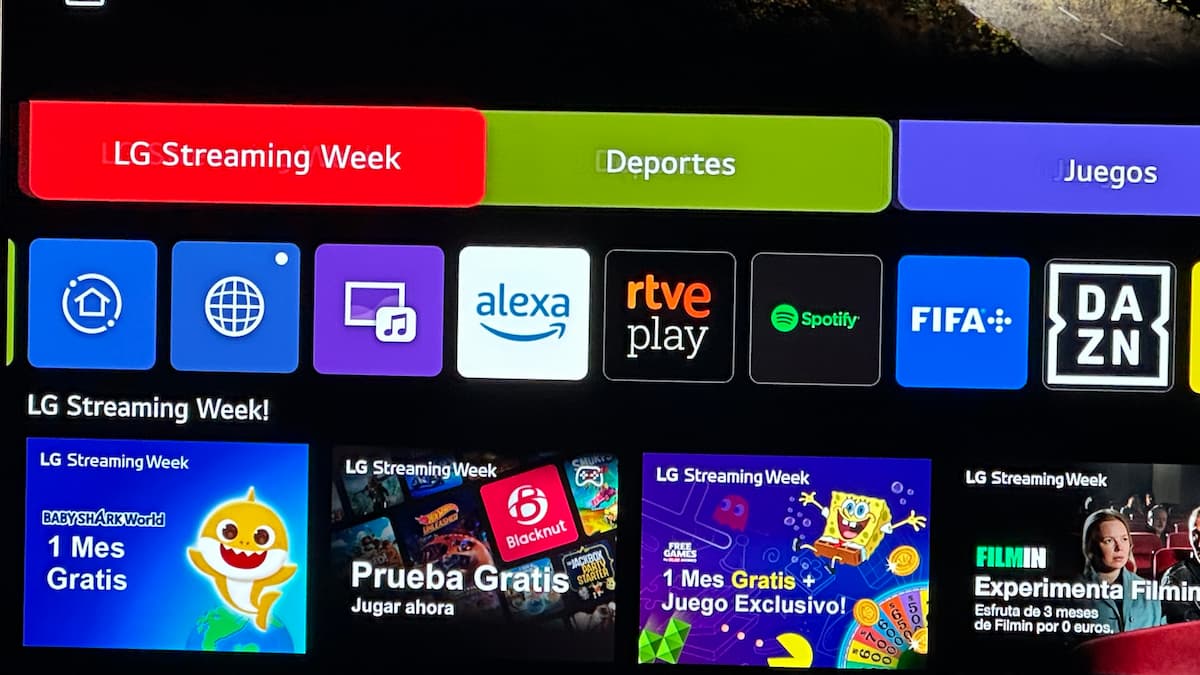 LG Streaming Week: el paraíso del streaming llega a tu televisor con meses gratis, descuentos y contenido para todos los gustos