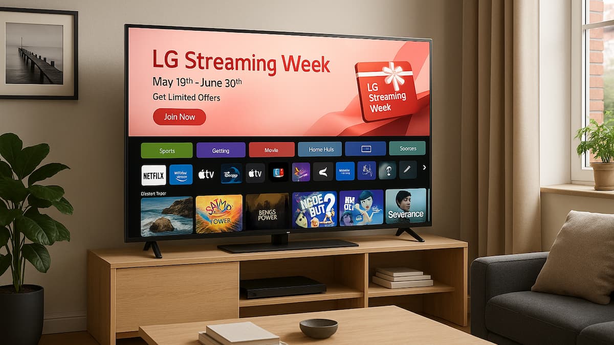 LG lanza una nueva Streaming Week con descuentos y ofertas en varias plataformas