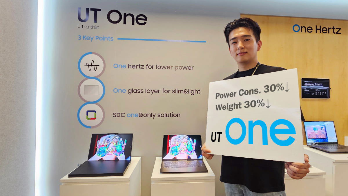 UT One, el futuro de las pantallas OLED según Samsung, llegará en 2026