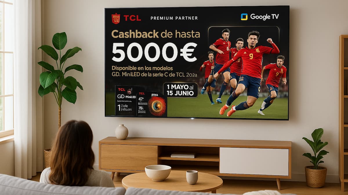 TCL lanza una promoción con devoluciones de hasta 5.000 euros por sus televisores de gama alta