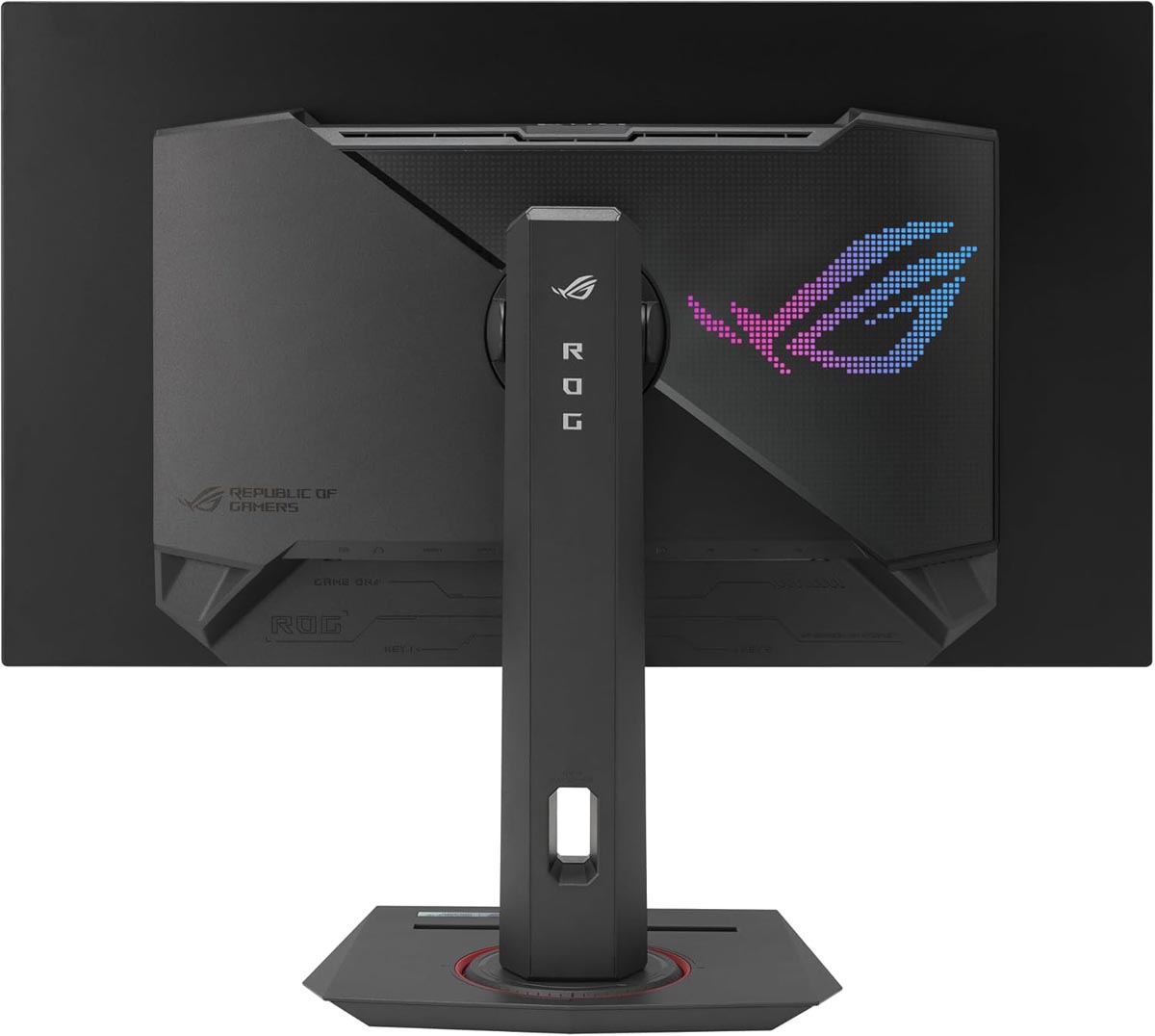 Trasera del ASUS ROG Strix OLED XG27AQDMG