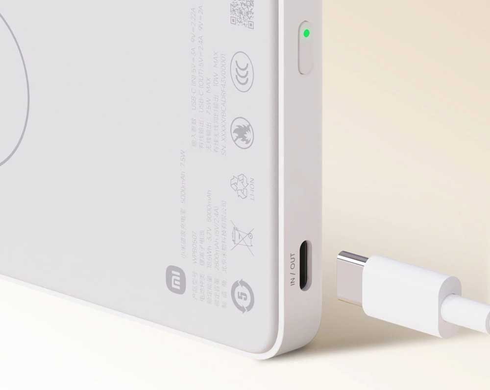 Batería Xiaomi Magnetic Power Bank