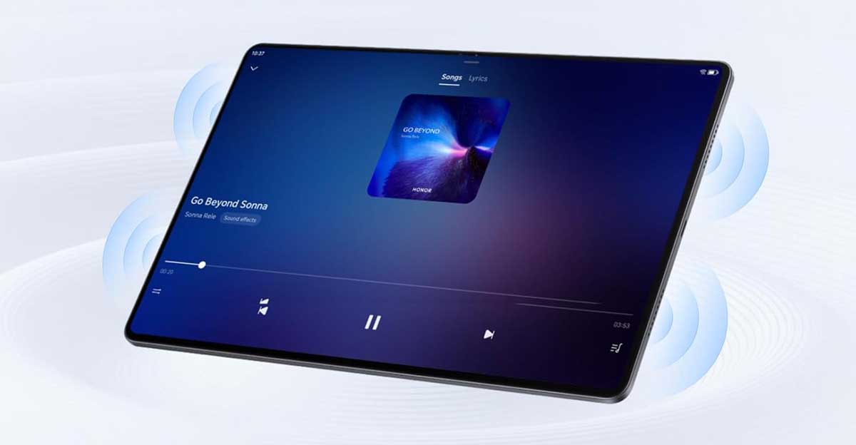 Altavoces del Honor Pad X8a