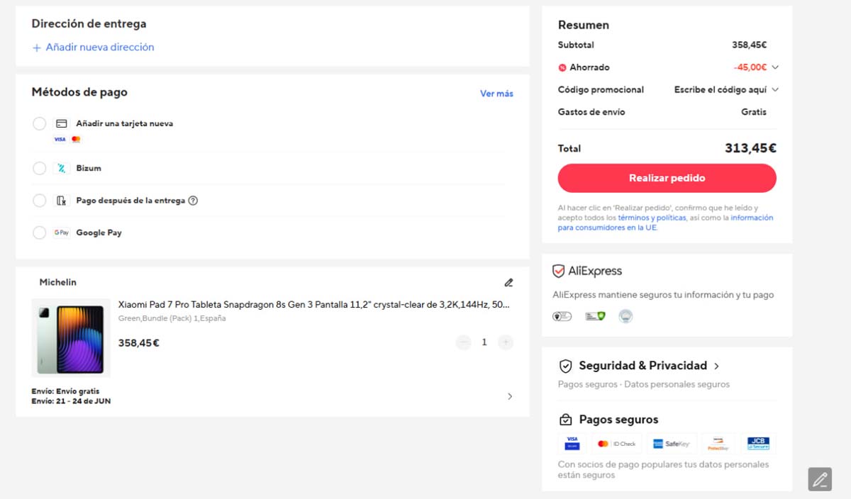 Oferta Xiaomi Pad 7 Pro