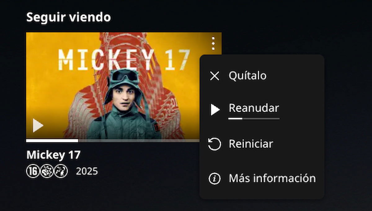 Esto es lo que hago para quitar el contenido que no me interesa de 'seguir viendo' en Max