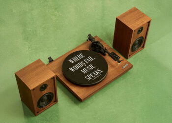 Gadhouse Henry, un conjunto de tocadiscos y altavoces que combina nostalgia y progreso