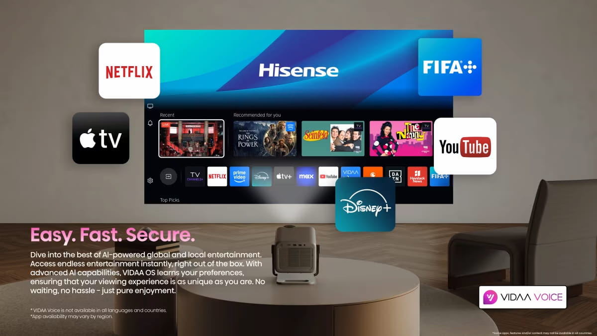 El proyector portátil que necesitas este verano: Hisense M2 Pro, una bestia 4K en tamaño mini