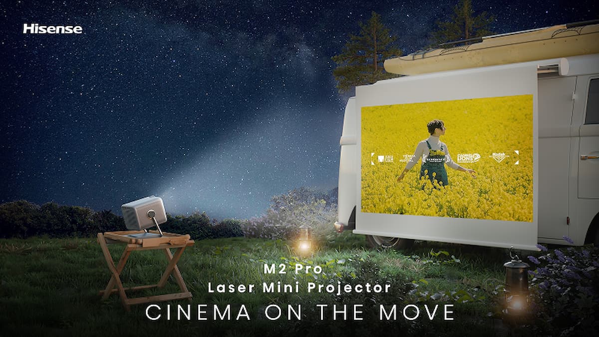 El proyector portátil que necesitas este verano: Hisense M2 Pro, una bestia 4K en tamaño mini