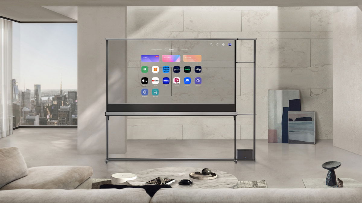 LG va a revolucionar tu salón: así es el primer televisor OLED transparente e inalámbrico del mundo