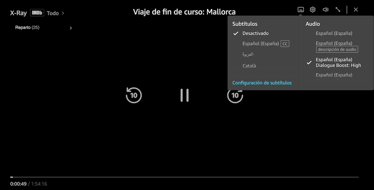 La nueva función de Prime Video que te salvará la vida si odias no oír bien los diálogos