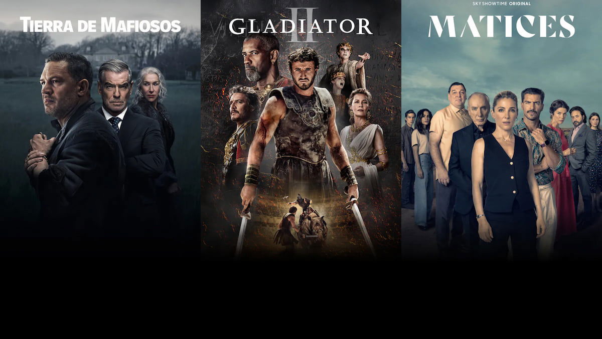 SkyShowtime celebra el estreno de ‘Tierra de mafiosos’ y ‘Matices’ con un ofertón del 40% de descuento