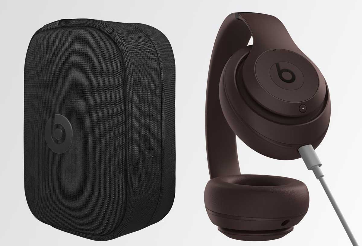 Beats Studio Pro con su funda de transporte