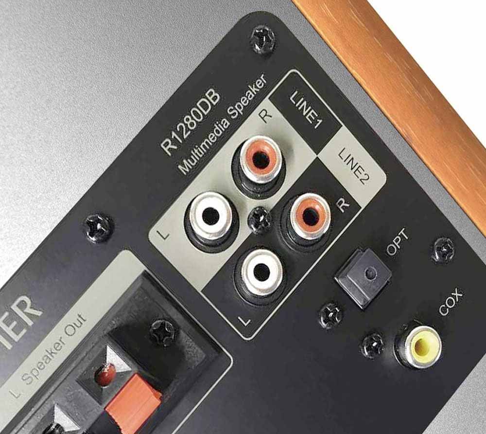 Conexiones de los Edifier R1280DB