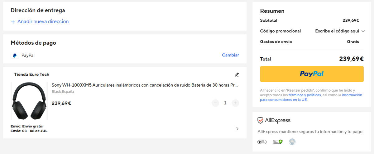 Oferta por los Sony WH-1000XM5