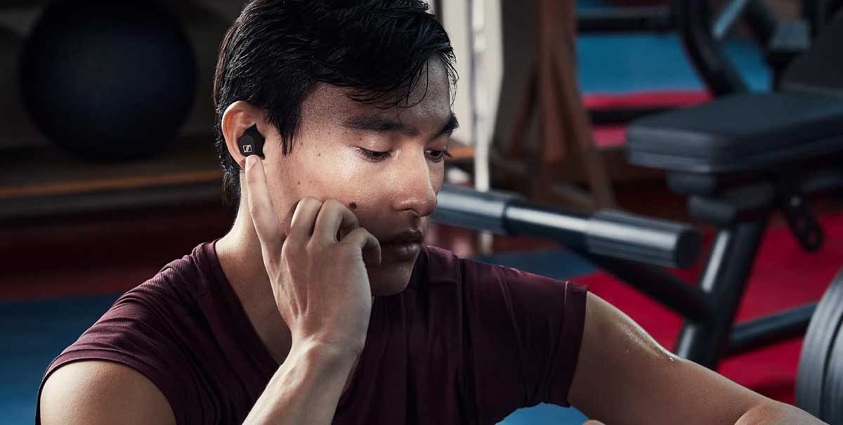 Uso de los Sennheiser Sport True Wireless