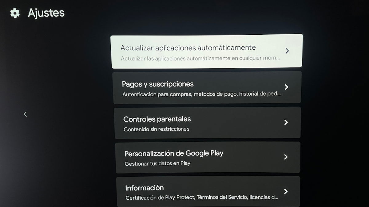 Cómo actualizar las apps de tu televisor con Google TV