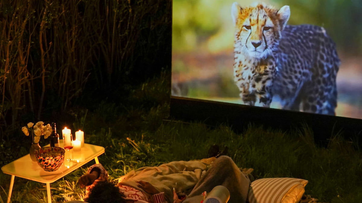 Este es el cine de verano que me he montado en el jardín por menos de 400 euros