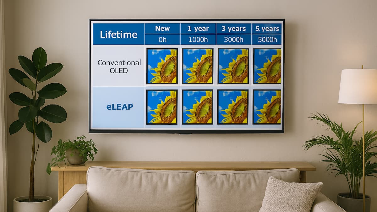 LG Display se lanza a probar eLEAP: la nueva joya para hacer OLEDs más brillantes, duraderos y eficientes