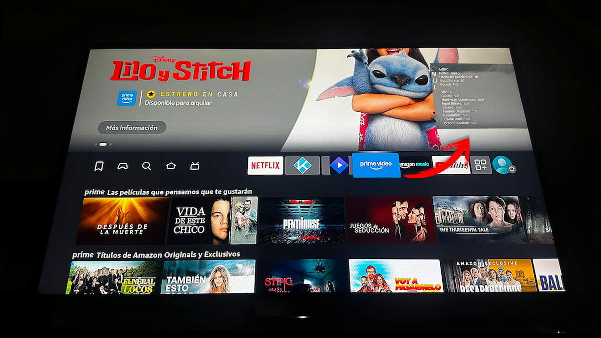 Cómo ver la resolución real del vídeo en cualquier app de streaming de tu Fire TV