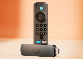 Fire TV Stick con fondo