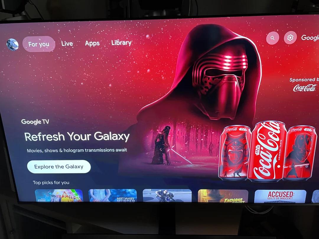 Google TV y el famoso anuncio de Coca-Cola que ha incendiado Reddit