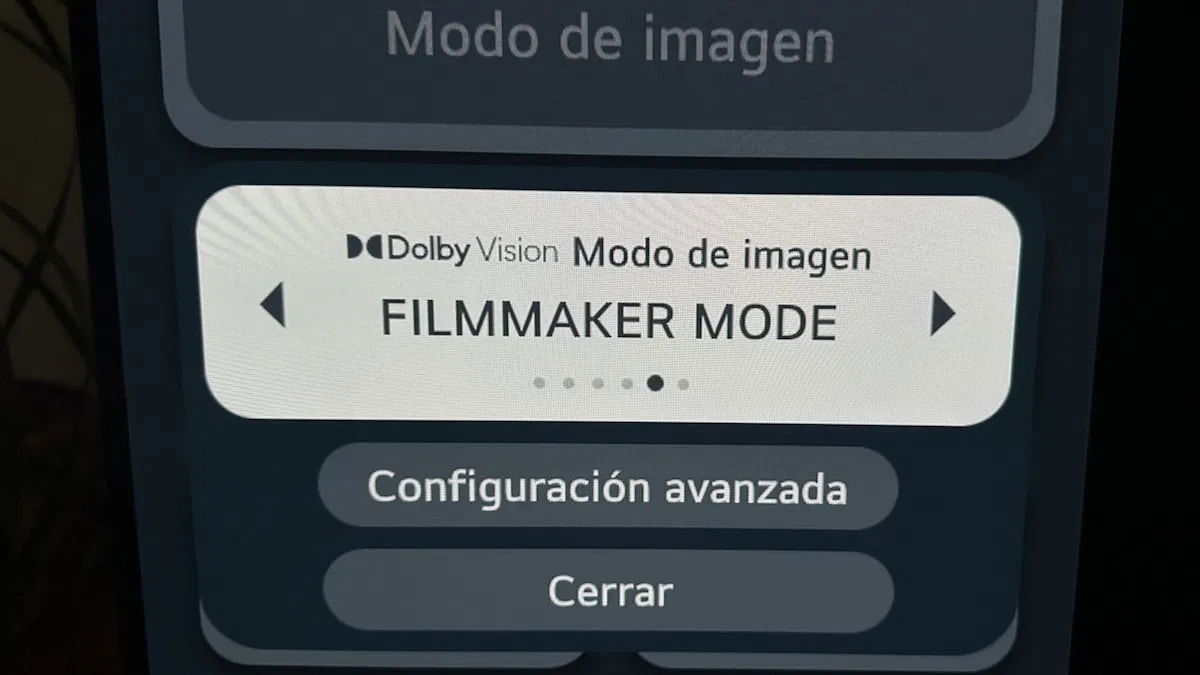Estos son los únicos 3 modos de imagen que uso para ver Netflix