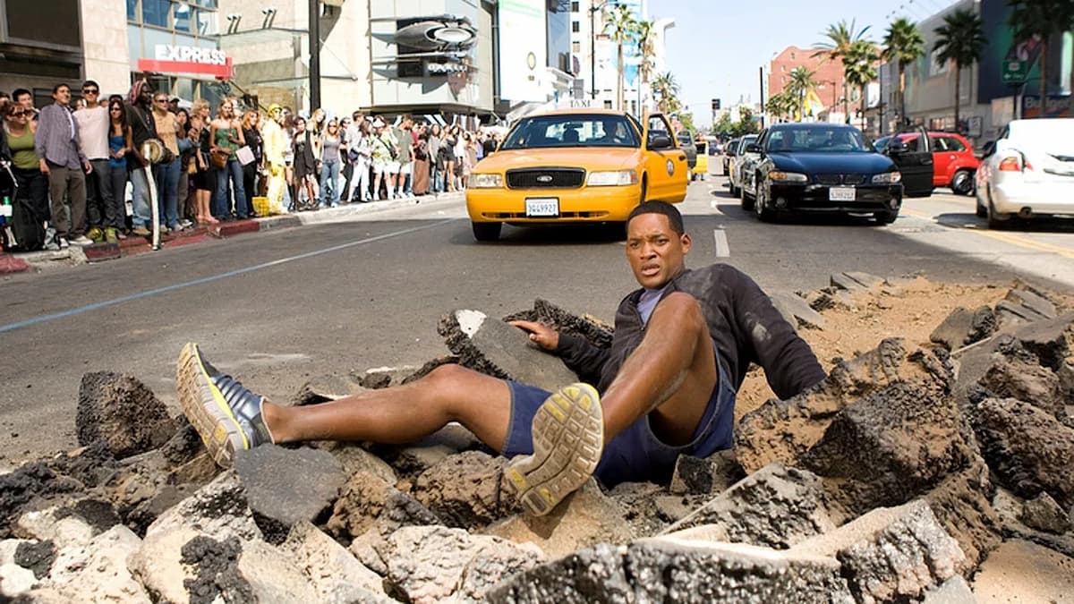 Will Smith interpretó a un Superman descuidado en 'Hancock'