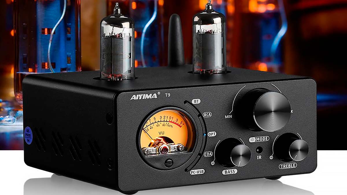 El AIYIMA TUBE T9 cuesta solo 70 euros y es un amplificador de válvulas perfecto para empezar tu sistema HiFi