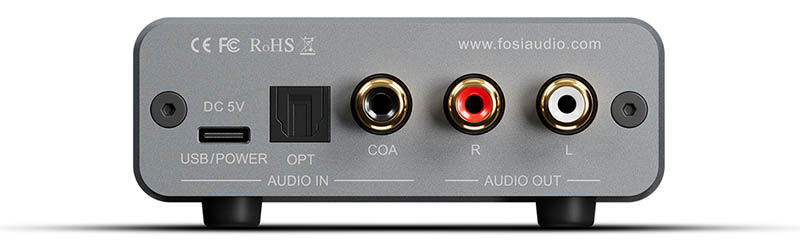 Conexiones del Fosi Audio K5 Pro