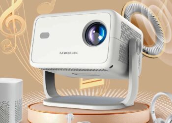 Magcubic L018 con imágenes de fondo