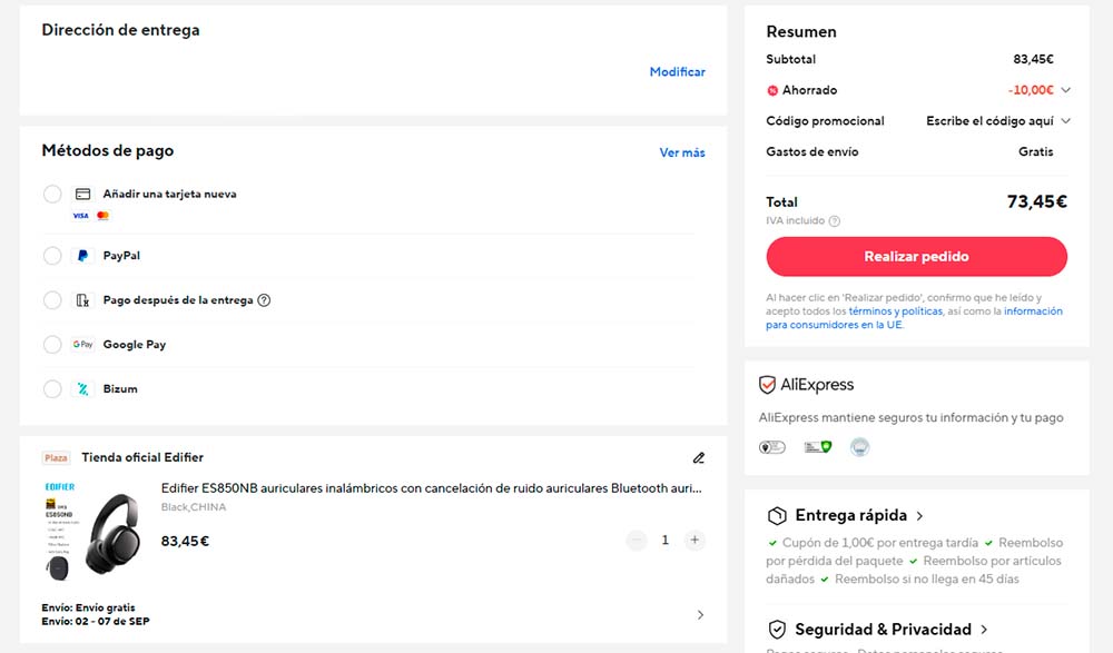 Oferta por los Edifier ES850NB