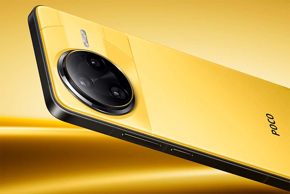 POCO F7 Ultra de color amarillo