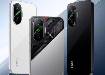 Colores del POCO F7 5G con imagen de fondo