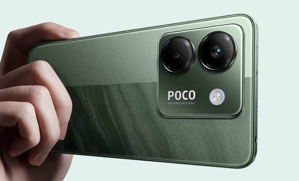 Trasera del POCO M7 Pro 5G 