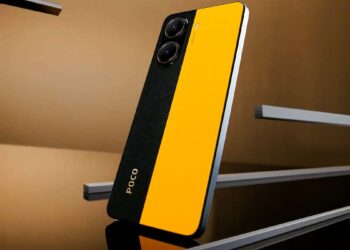 Teléfono POCO X7 Pro de color amarillo