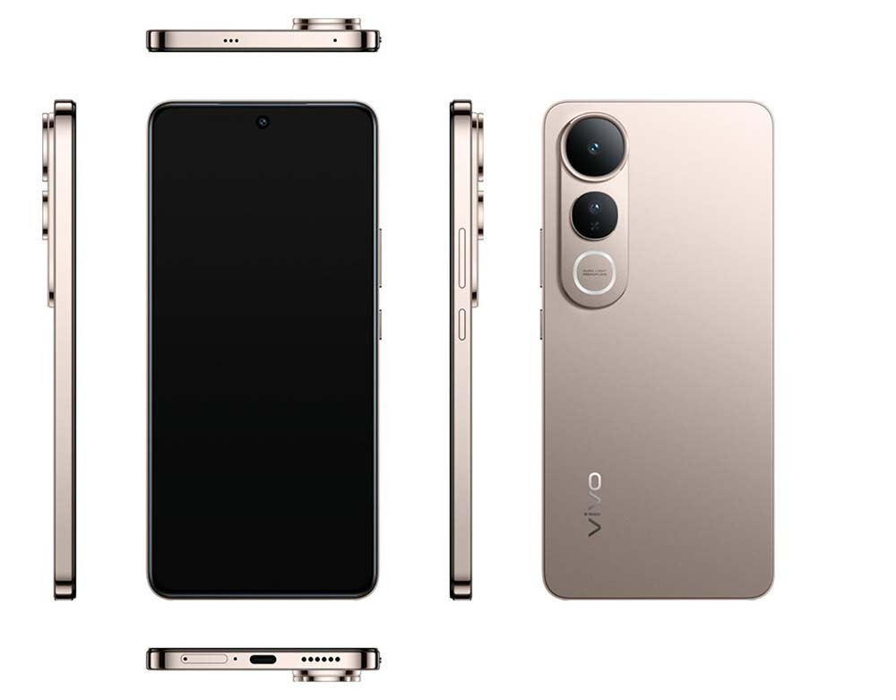 Diseño del teléfono vivo V50 Lite 5G