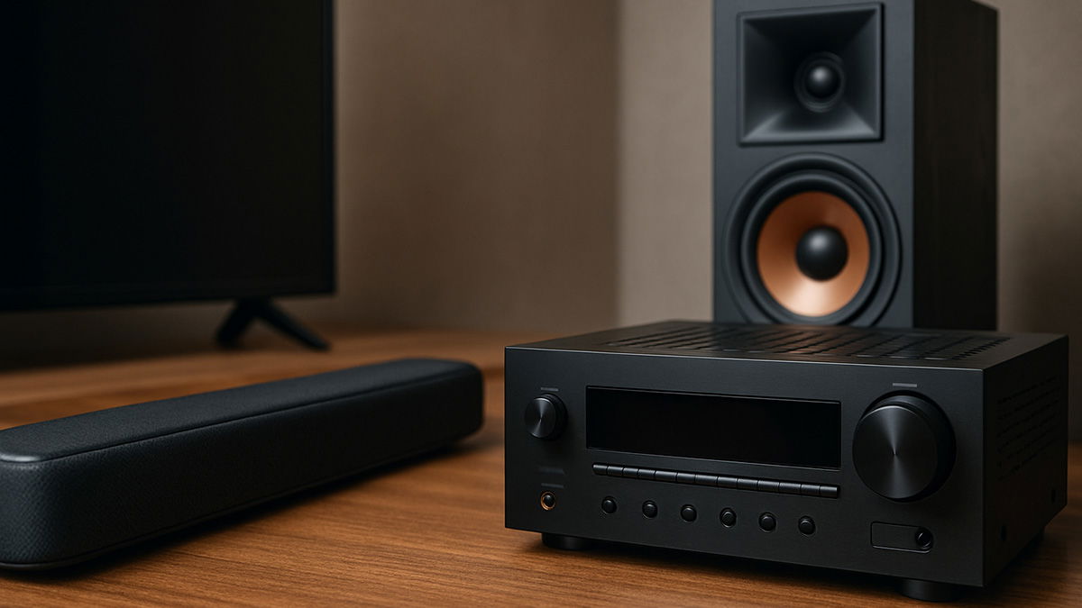Barra de sonido o Receptor AV con altavoces: ¿qué sistema de sonido debería elegir para mi cine en casa?