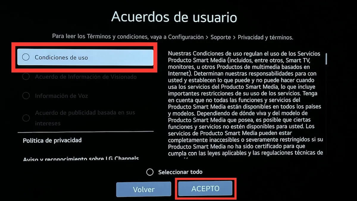Cómo liberar memoria de tu televisor LG con webOS