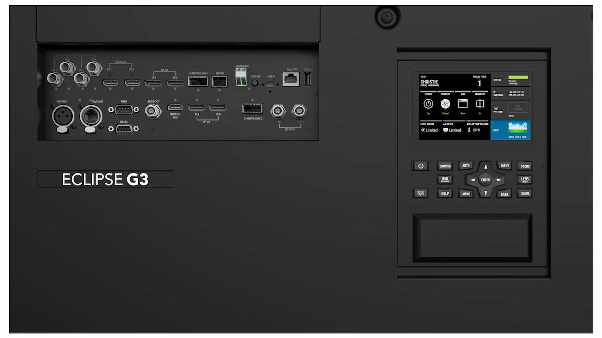 Así es el Christie Eclipse G3, un proyector de ciencia ficción con 6DLP, láser RGB puro, negros absolutos y HDR real