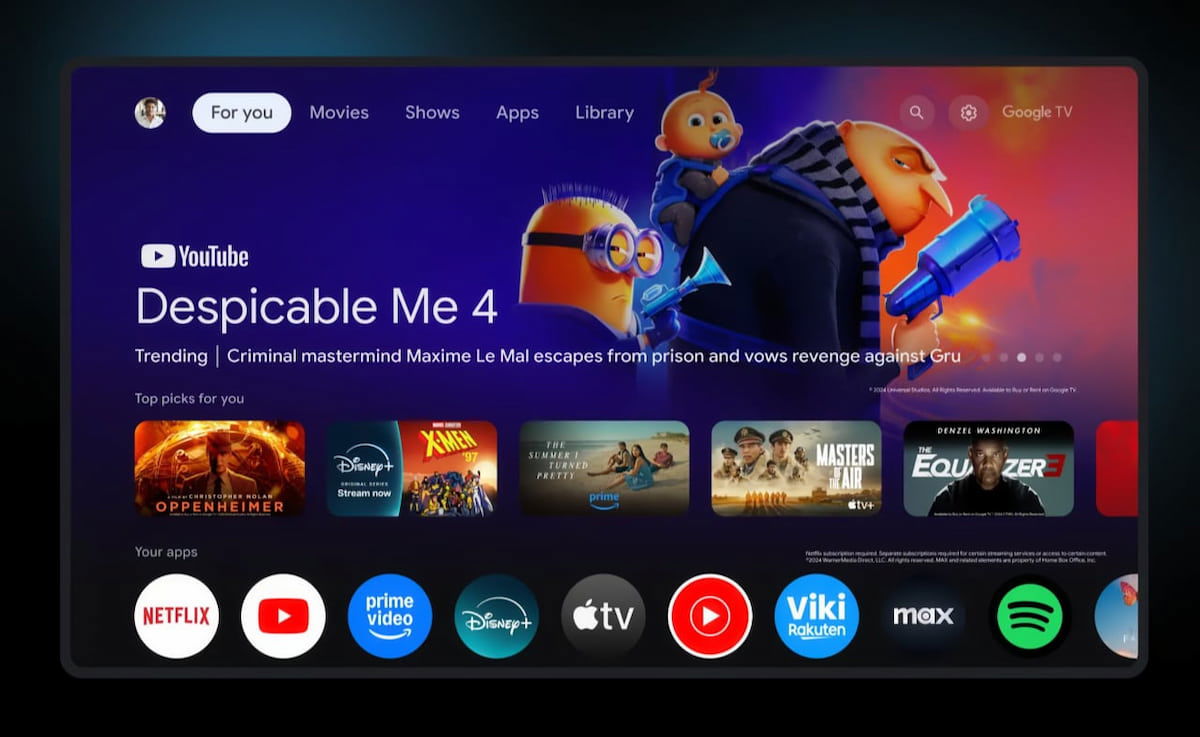 Google TV da el salto a las apps de 64 bits: más velocidad, mejor rendimiento y menos esperas