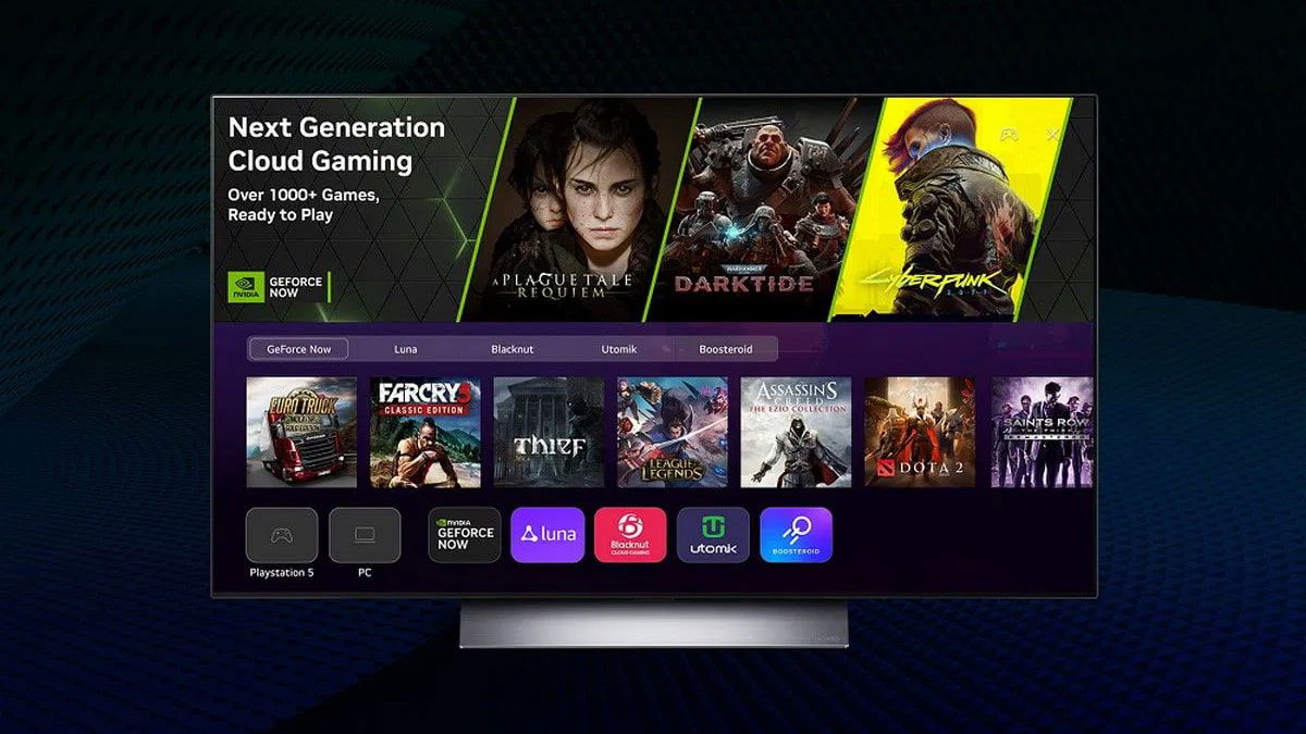 LG pone la directa: sus televisores OLED son los primeros con GeForce Now a 4K y 120 Hz