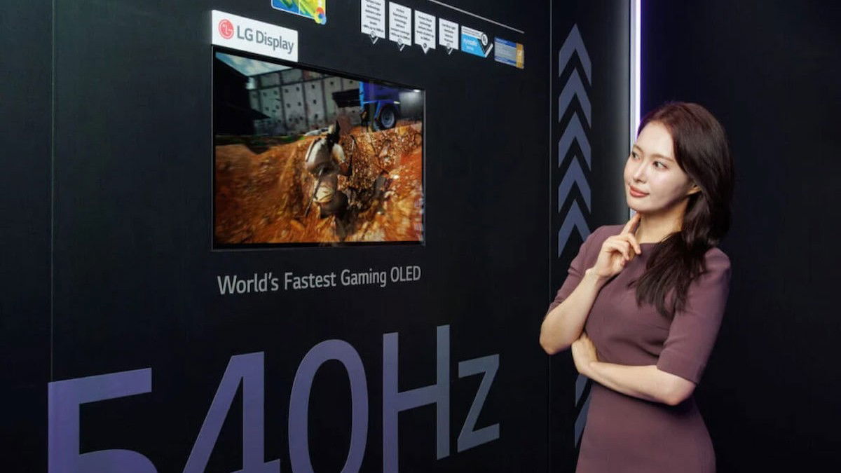 LG presenta el monitor OLED más rápido del mundo: 720 Hz