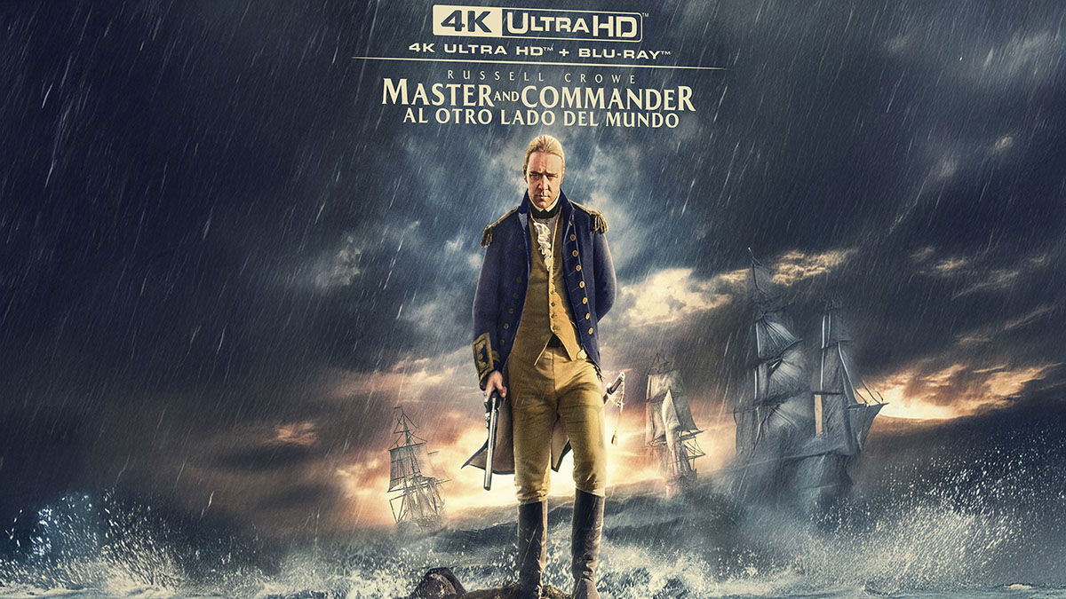 ‘Master and commander’, posiblemente la mejor película de Russell Crowe, vuelve en una espectacular edición 4K UHD con sonido Dolby Atmos