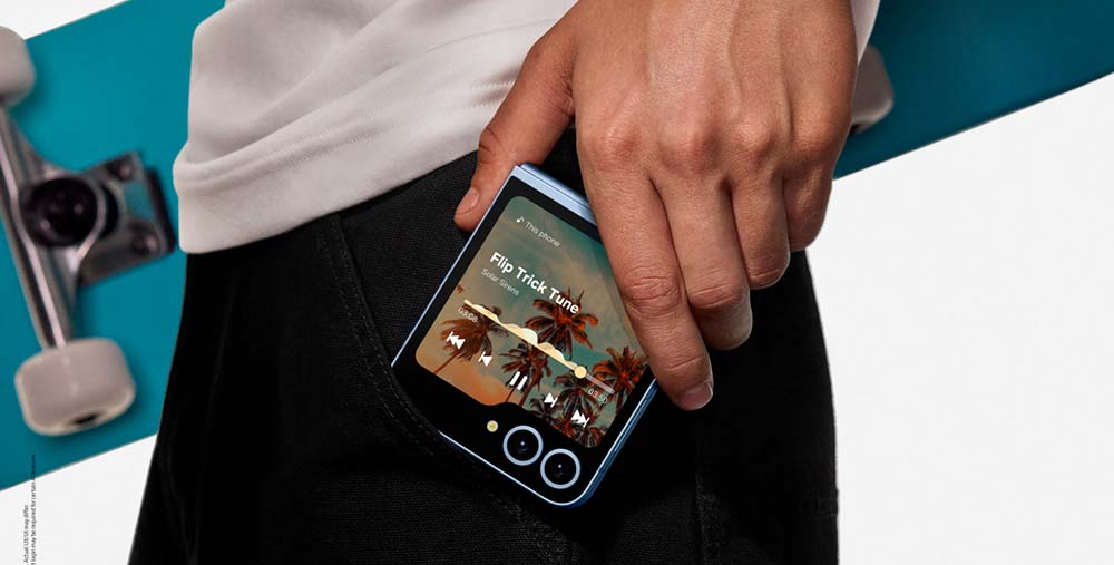 Imagen del Samsung Galaxy Z Flip6 que recibe One UI 8